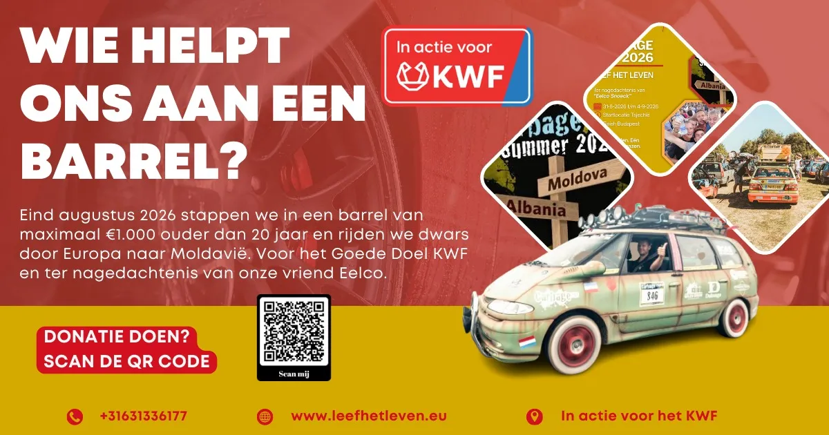 Onze Carbage Run auto